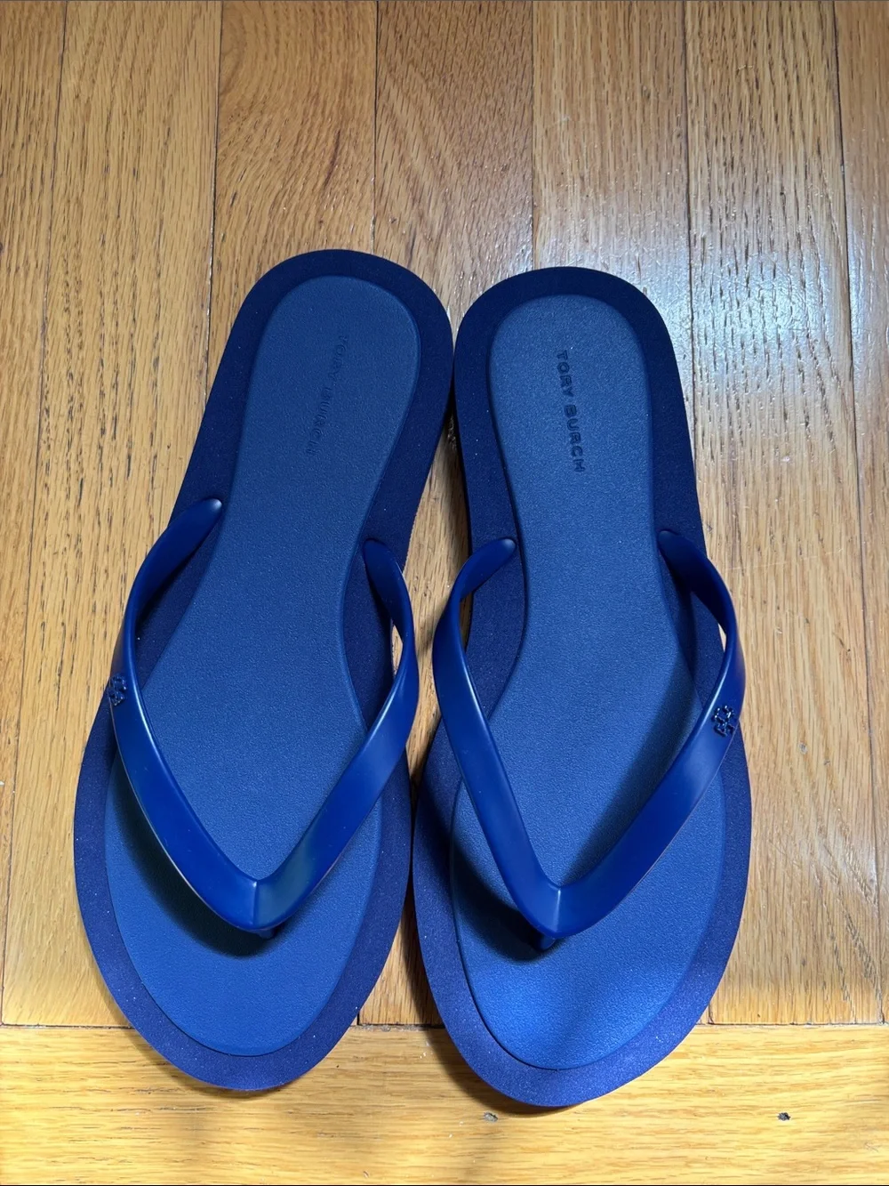 Tory Burch Kira Blue Women's Flip Flop Sandals nwt size 9